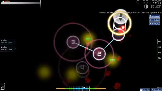 [Osu!]USAO - Miracle 5ympho X (Extended Mix)[Mokori's Insane] смотреть онлайн