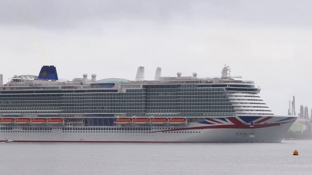 P&O Iona Maiden Arrival in Southampton | P&O Cruises смотреть онлайн