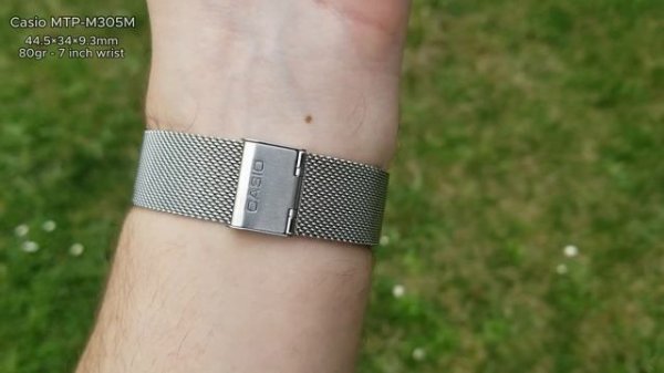 Casio MTP M305M - Wristshot & Wristroll