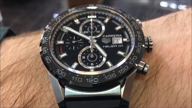 TAG Heuer Carrera 01 Heuer 43 mm смотреть онлайн