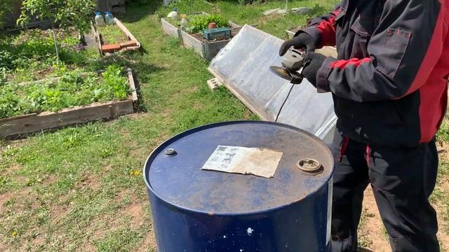 Как вскрыть бочку на 200 литров (лайфхак) смотреть онлайн