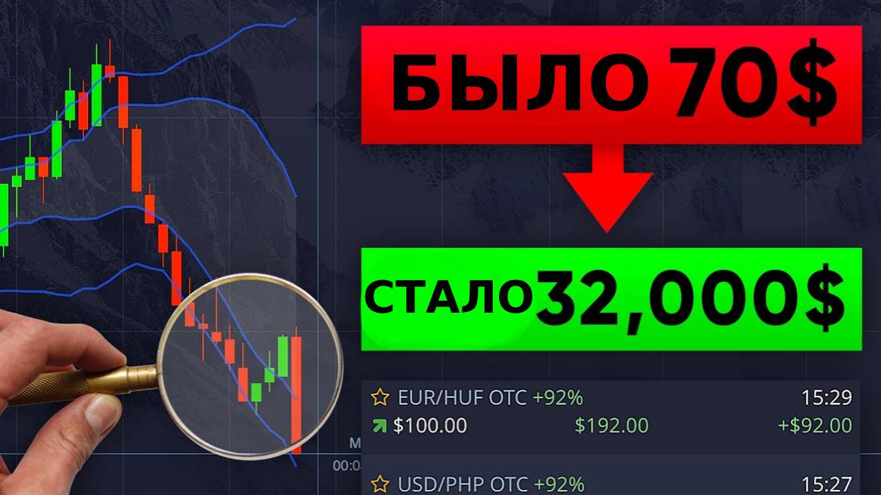 Как я превратил 70$ в 32000$. Лучшая стратегия для Pocket option смотреть онлайн