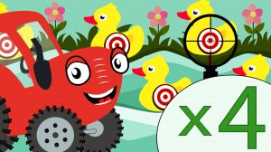 Таблица умножения на 4 - ТракТЫРишкА - Учимся считать