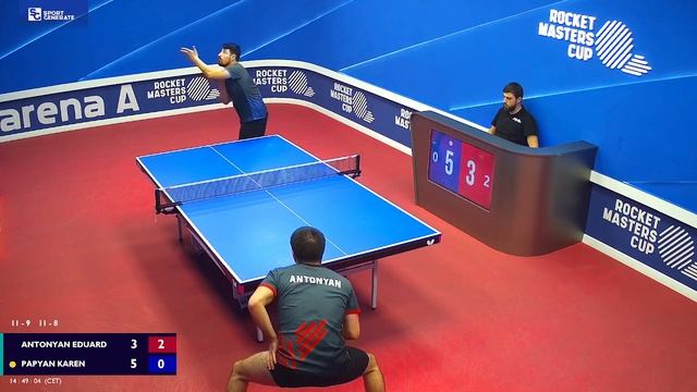 Table Tennis | E.Antonyan - K.Papyan | 16.02.2023 14:35 (CET) | RMC 11243793 смотреть онлайн