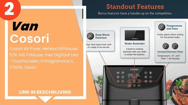 De 3 beste cosori air fryers смотреть онлайн