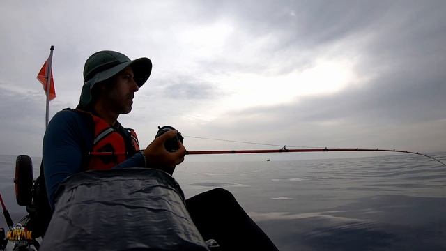 Grouper and a Porgy, plus Shark fin Encounter | Weather turned bad, ended in a Storm⛈️ смотреть онлайн
