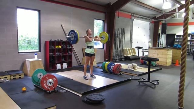Ali power clean & jerk 89 kg (195) смотреть онлайн