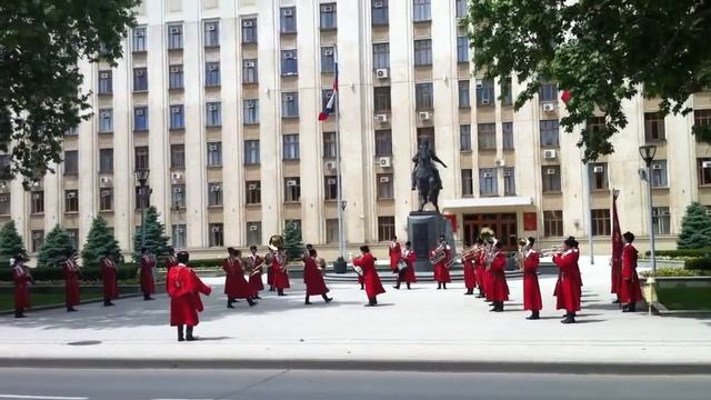 Казачий оркестр на ул. Красной в Краснодаре ;) смотреть онлайн