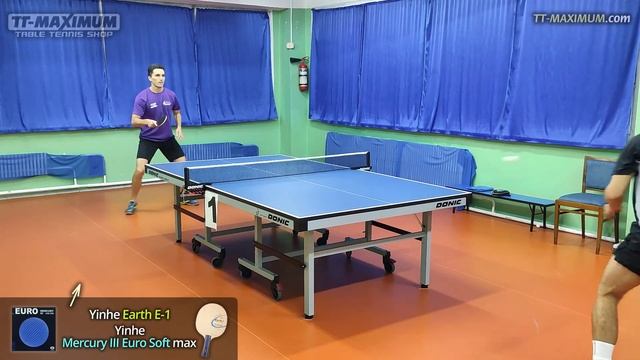 Review Yinhe MERCURY III - test new RUBBER from Milkyway test. Cheap & good soft Euro type смотреть онлайн