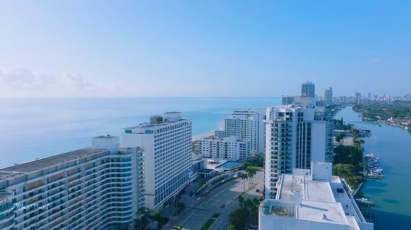 MIAMI 2022 1 Hour Drone Aerial Relaxation Film   Florida FL USA United States of America