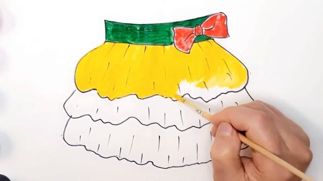 Bolalar yubkalarini chizish | Drawing children's skirts | Рисование детских юбок смотреть онлайн