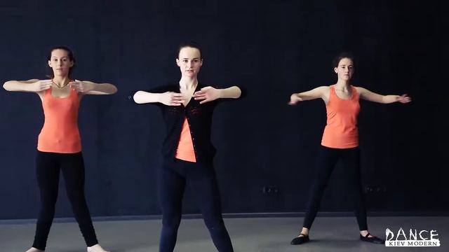 Модерн-джаз танец. Battement tendu смотреть онлайн