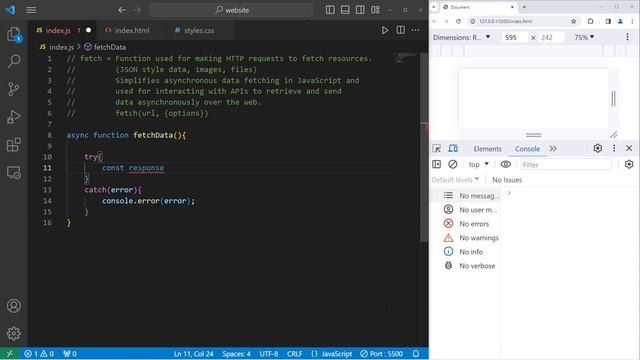 Как ИЗВЛЕКАТЬ данные из API JavaScript // How to FETCH data from an API using JavaScript смотреть онлайн