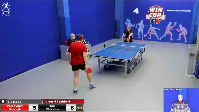 19:30 Суржик Владимир 3-1 Чикалов Юрий стол 4 ЮГ-3 20.02.22 смотреть онлайн