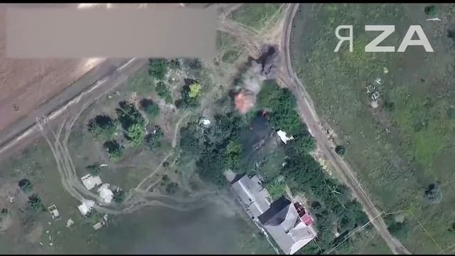 Работа беспилотника ZALA