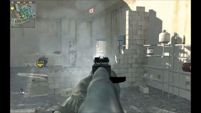 CoD4:MW Fraps Test HD 1680x1050p смотреть онлайн
