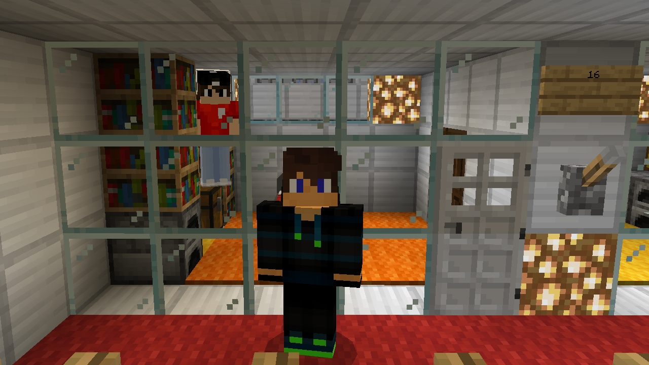 Мы с другом попали в тюрьму в майнкрафт