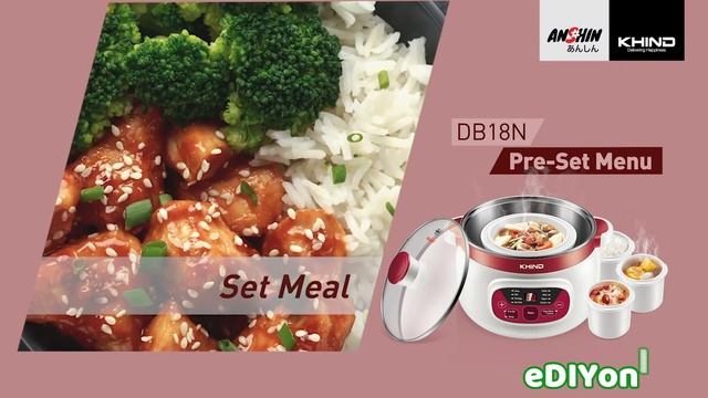 Khind DB18N & DB32N STAINLESS STEEL HEALTHY CERAMIC DOUBLE BOILER 炖锅 炖盅 better slow cooker смотреть онлайн