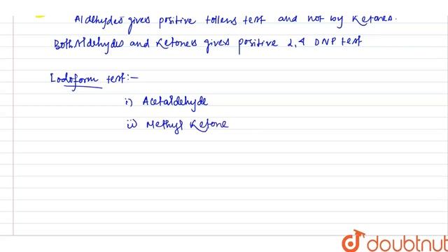 An organic compound A of molecular weight 120, gives Tollen\'s reagent test and 2,4-DNP test but... смотреть онлайн