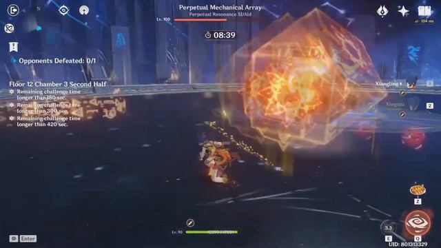 Xiangling Favonius is OP Spiral Abyss 12-3 full with 4 man смотреть онлайн