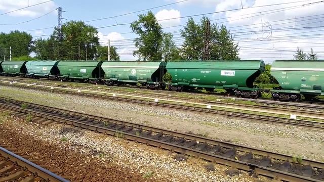 ВЛ10-829 + ТЭП70-0350 С ГРУЗОВЫМ СОСТАВОМ смотреть онлайн