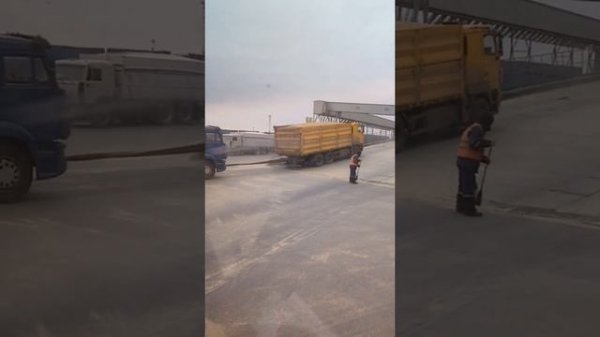 Работа зерновоза