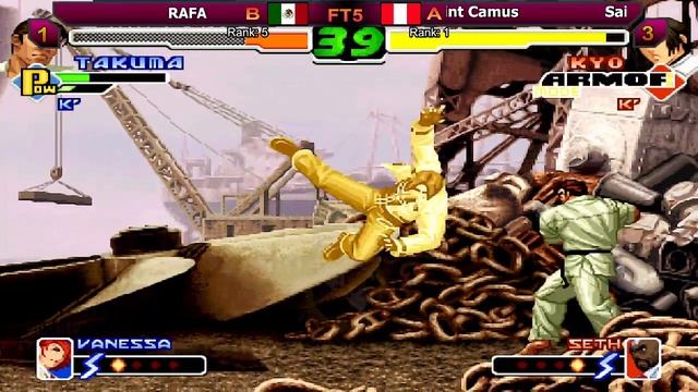[TOP PLAYERS KOF 2000 FT5] RAFA (Mex) vs Saint Camus (Per) #kof2000 смотреть онлайн