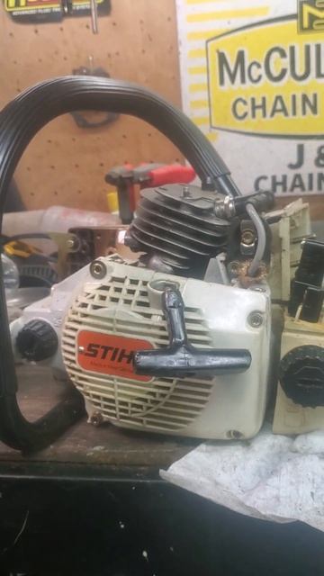 Success on the Stihl 024av we have compression #shorts смотреть онлайн