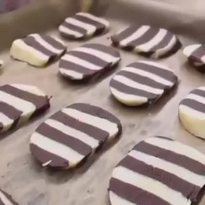 БЫСТРОЕ ПЕЧЕНЬЕ «ЗЕБРА» К ЧАЮ .