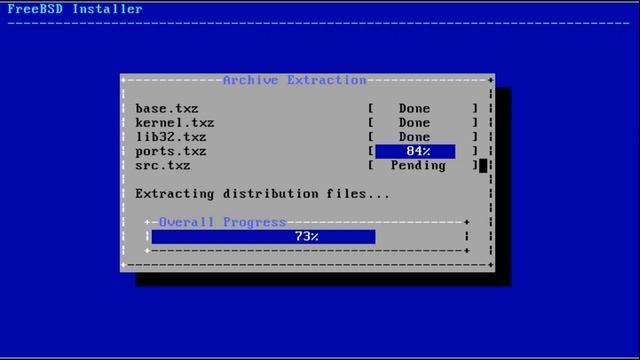 Установка FreeBSD