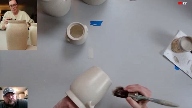 Turning cookie jars into "crocks" using Chalk Paint! Live w/Missy #replay смотреть онлайн