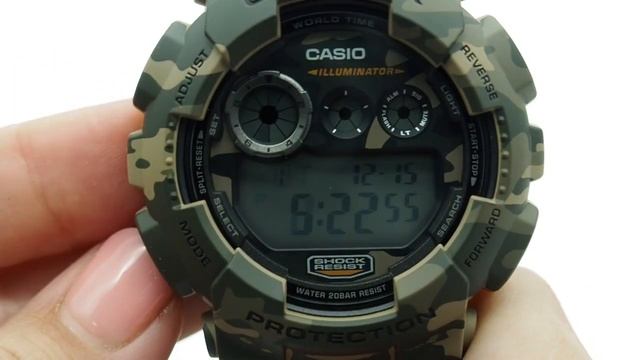 Обзор часов Casio G-SHOCK GD-120