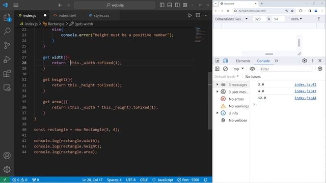 JavaScript GETTERS SETTERS are awesome _45 смотреть онлайн