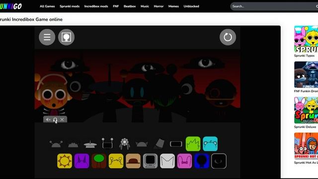 Звучание Спрунки Фаза 1, Фаза 2 - All Sprunkis Sound - Sprunki Incredibox смотреть онлайн