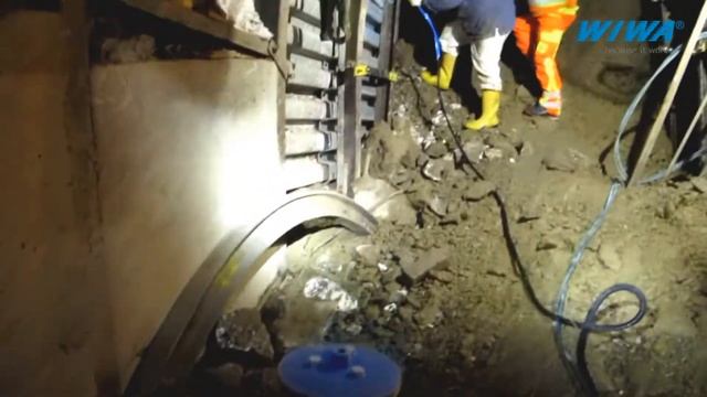 Safety work at visitor mine with the WIWA INJECT 2K 230 смотреть онлайн