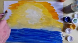 Кораблик в море