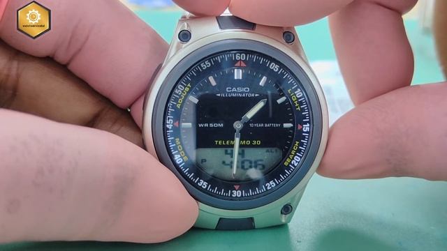 How to settings time casio AW-80 Telememo 30 Analog and Digital watch tutorial / watchservicebd смотреть онлайн