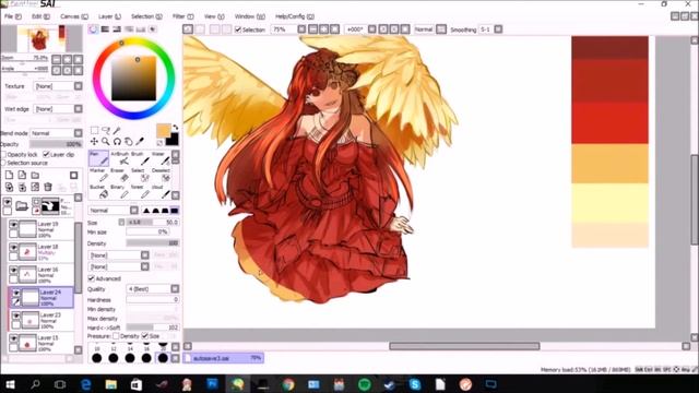 [SpeedPaint] Celebrendal [PaintStorm/Sai] x8 speed смотреть онлайн