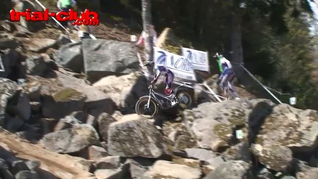 Championnat du Monde 2012 de moto trial à La Bresse смотреть онлайн
