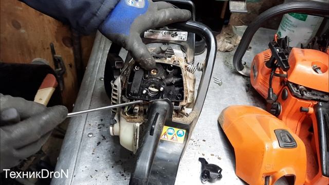 Не подает масло на цепь.Бензопила Stihl MS 211. смотреть онлайн