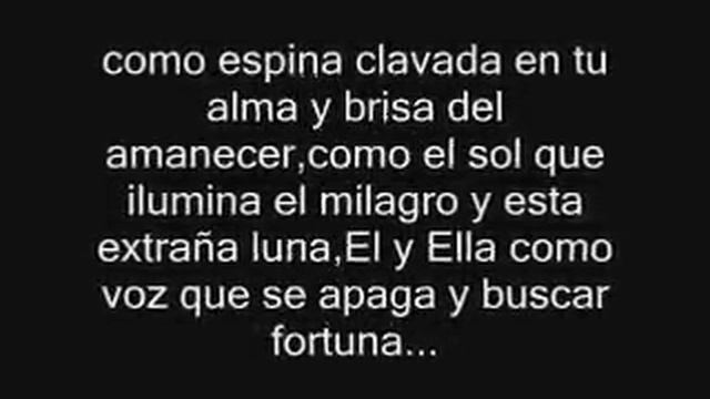 Arma blanca- El y ella (con letra) смотреть онлайн