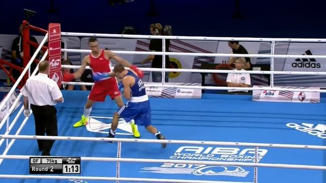 Quarterfinals (75kg) WHITTAKER Benjamin (England) vs KHYZHNIAK Oleksandr (Ukraine) смотреть онлайн