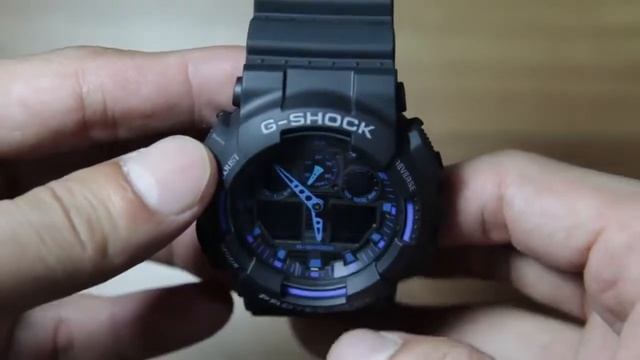 Casio G Shock GA 100 1A2