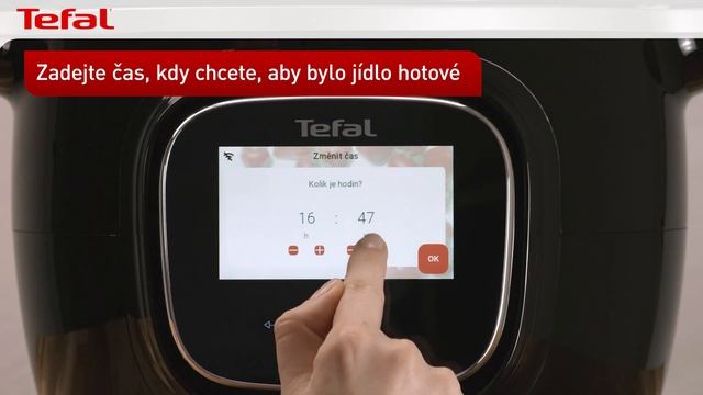 (CZ) - Tefal Cook4me Touch WiFi CY912831 - Jak používat program odloženého startu смотреть онлайн