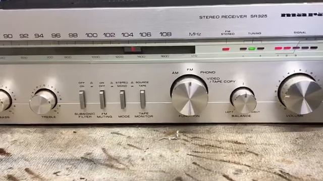 Marantz SR325 Stereo Receiver смотреть онлайн