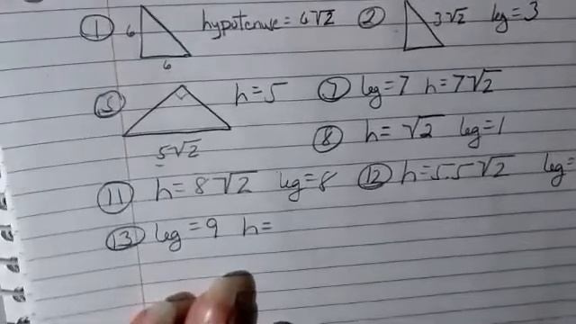 12.6a 45-45 right triangles смотреть онлайн