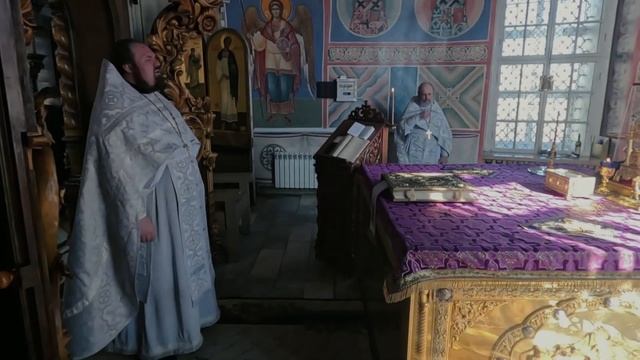 2024.04.10 Литургия Преждеосвященных Даров перед отпеванием протоиерея Романа Неверова смотреть онлайн