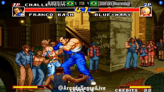 FT10 @rbff1: ALBERTO SJC (BR) vs [SNKFURY]Anaconda@ (BR) [Real Bout FF rbff Fightcade] Mar 10 смотреть онлайн