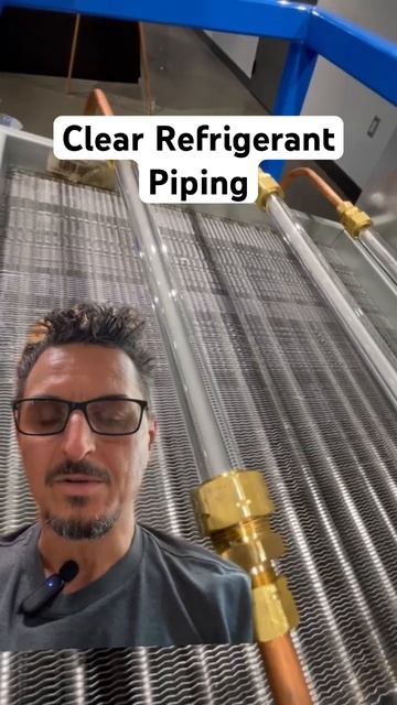 Check out how fast refrigerant flows through an evaporator coil! #hvac #heatpump #hvaclife смотреть онлайн