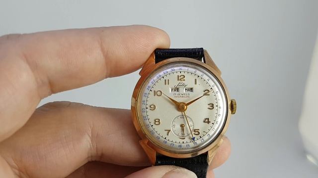 c1955 Sully triple calendar vintage watch смотреть онлайн